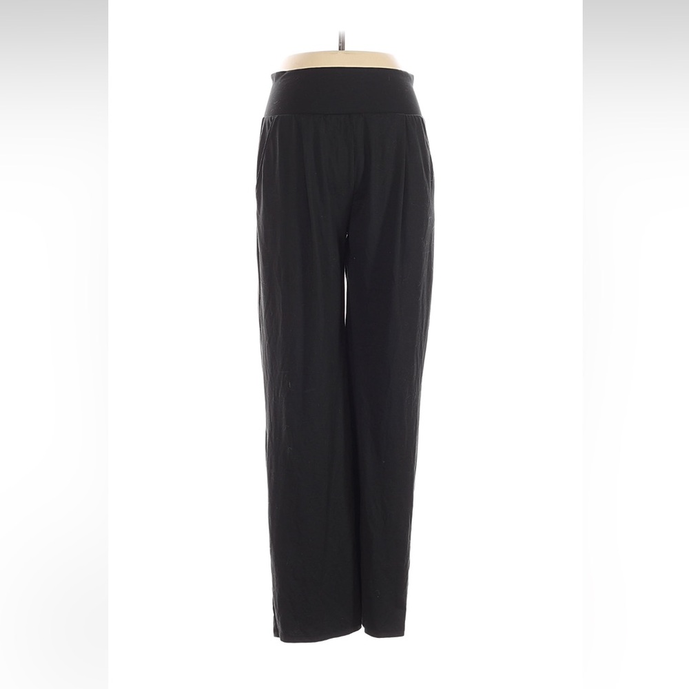 Vuori Black Womens Pants Lux At Ease Straight